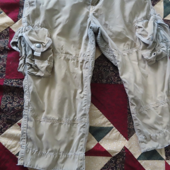 extremely rare womens rugby ralph lauren military capri cargo pants sz 8 - Picture 2 of 7